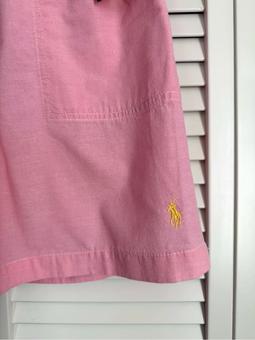 Ralph Lauren Vintage High Waist Pink Shorts Pull On Relaxed Wide Leg M/L NWT